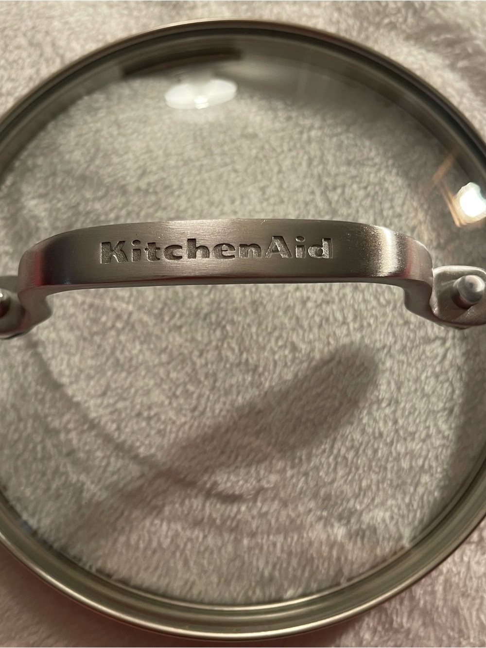 KitchenAid Glass Lid Fits 6.25 Cookware Stainless Rim Handle Replacement